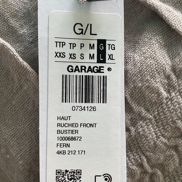 Cropped corset top - Picture 5 of 5